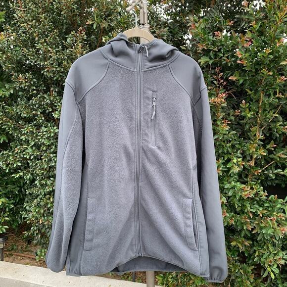 Reebok Fleece Hooded Jacket - Picture 1 of 12